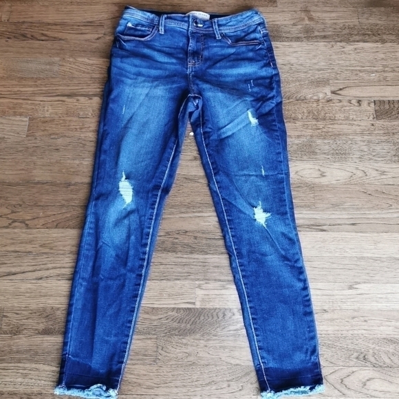 Brody Jeans Skinny Ankle Distressed Faded 26 - Picture 2 of 6